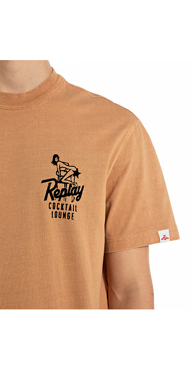 リラックスフィット コットンジャージー グラフティーTシャツ 詳細画像